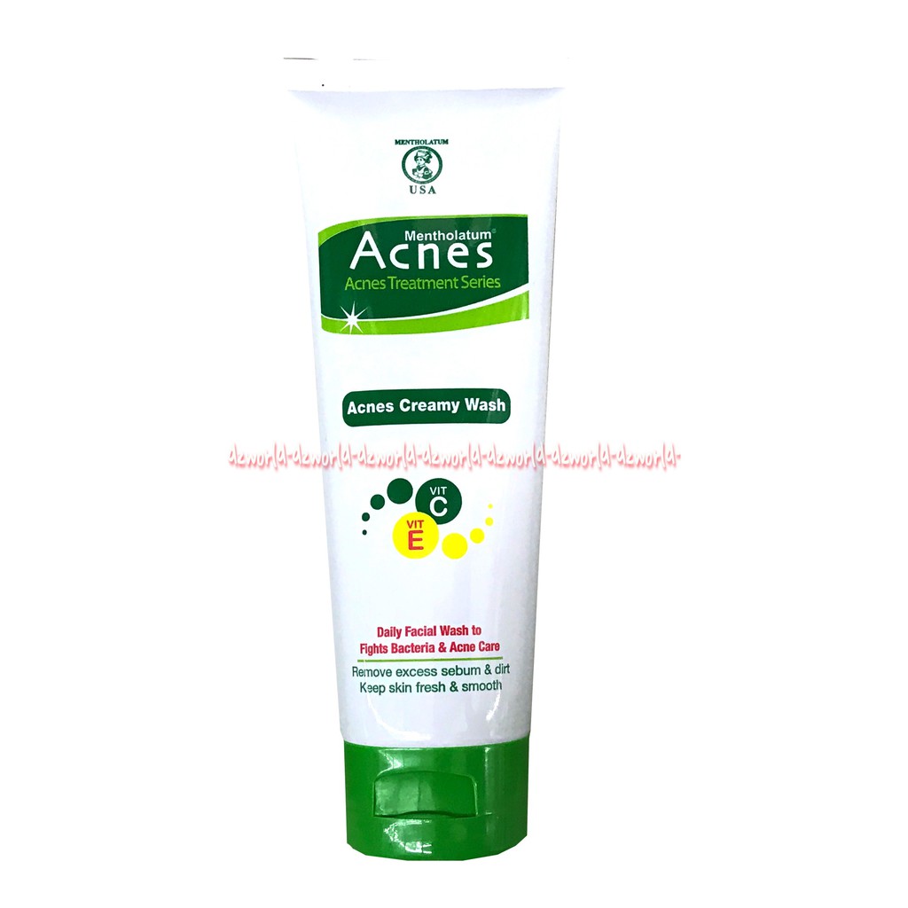 Acnes Creany Wash Pembersih Wajah 100gr Yang Membantu Menghilangkan Minyak Berlebih