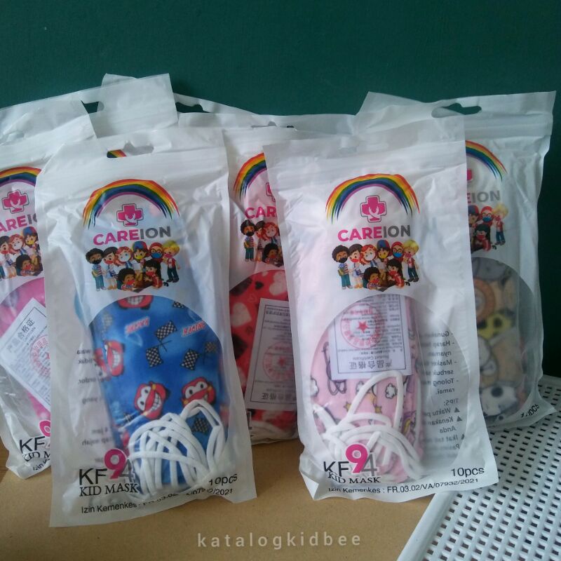 Careion Dr ITC Masker KF94 Anak Pilih Motif isi 10pcs