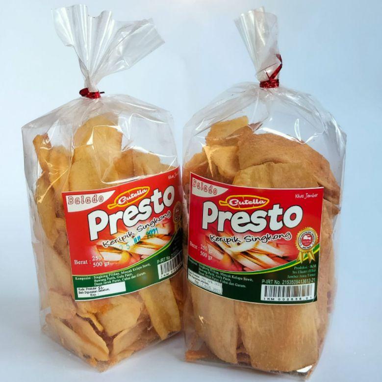 

™ Keripik singkong presto cutella Jember 250 gram ュ