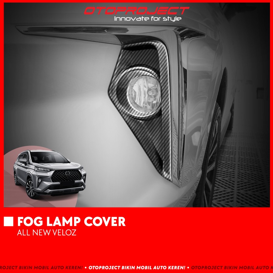 Ring Cover Fog Lamp Depan Mobil All New Veloz 2022