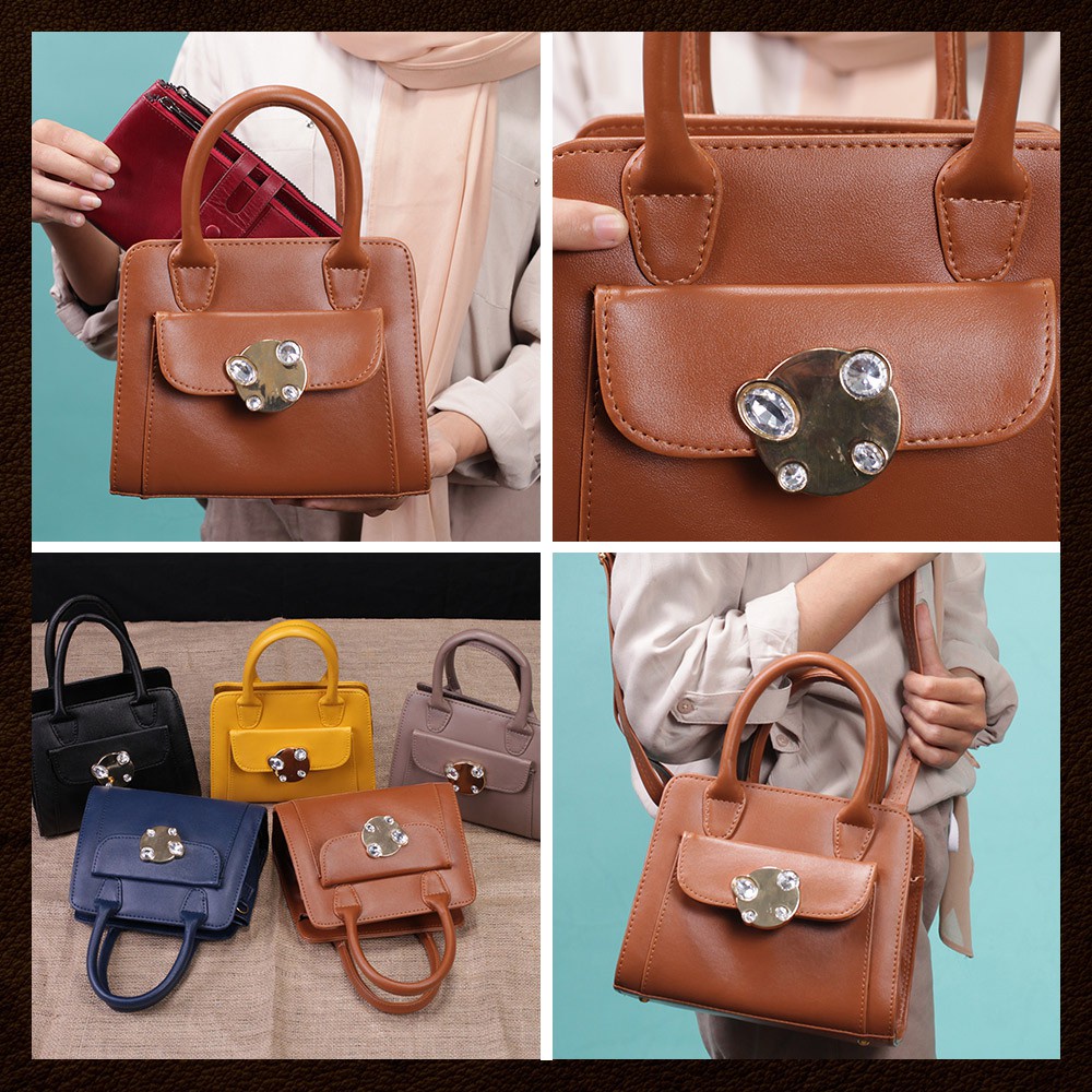 ol05 tas selempang Mini Sling Bag Fungsional jinjing dan selempang