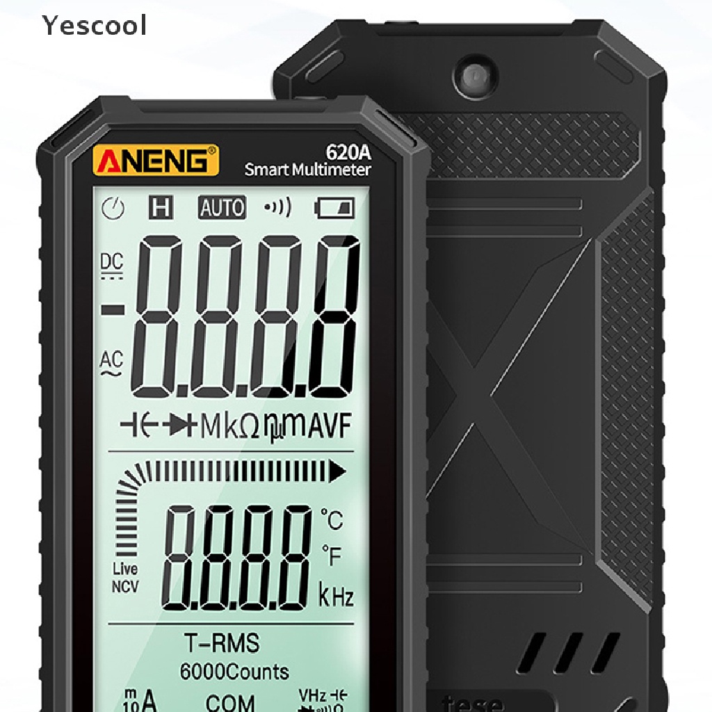 Yescool ANENG 620A Multimeter Digital 6000 Counts True Capacitance Meter