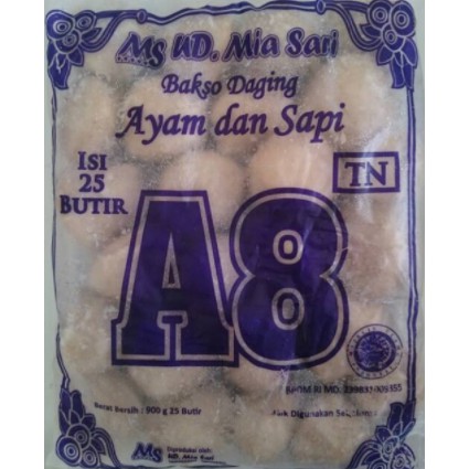 

Bakso Sapi Super Besar A8 isi 25 pcs