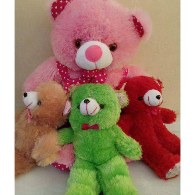 Boneka teddy bear jojon XL beranak 3