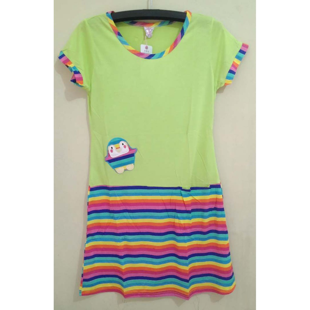 DSLN63 - Dress Penguin Rainbow Green