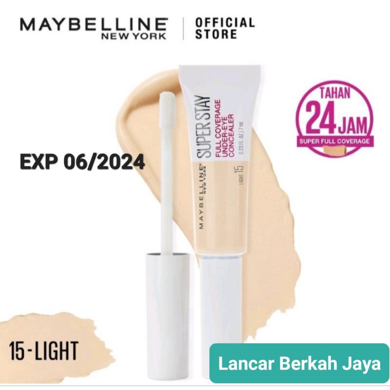 Maybelline Superstay 24H Full Coverage Long Lasting Under-Eye Concealer (Tahan Lama Hingga 24 Jam)