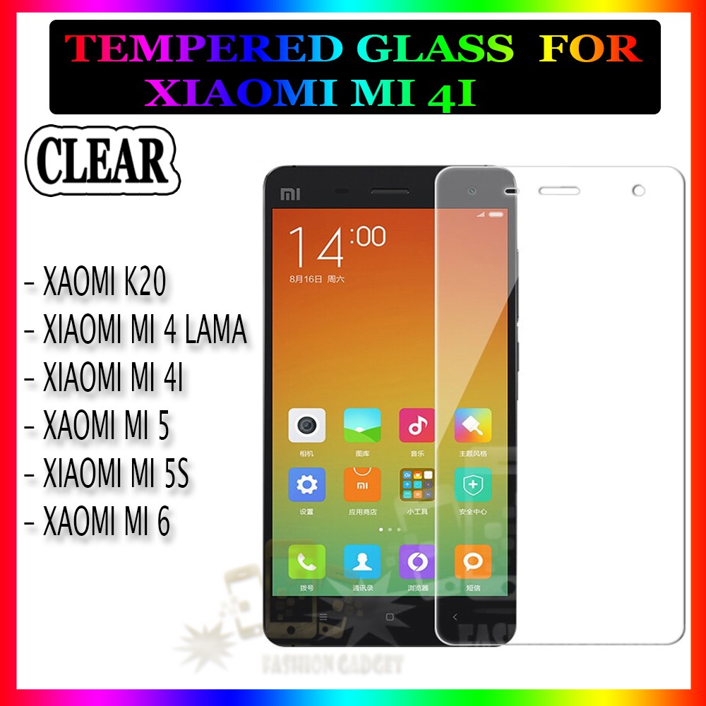 TEMPER GLASS XIAOMI K20 / XIAOMI MI 4 LAMA / XIOAMI MI 4I / XIOAMI MI 4S / XIOAMI MI 5 / XIAOMI MI 5S/ ANTI GORES KACA TEMPER GLASS