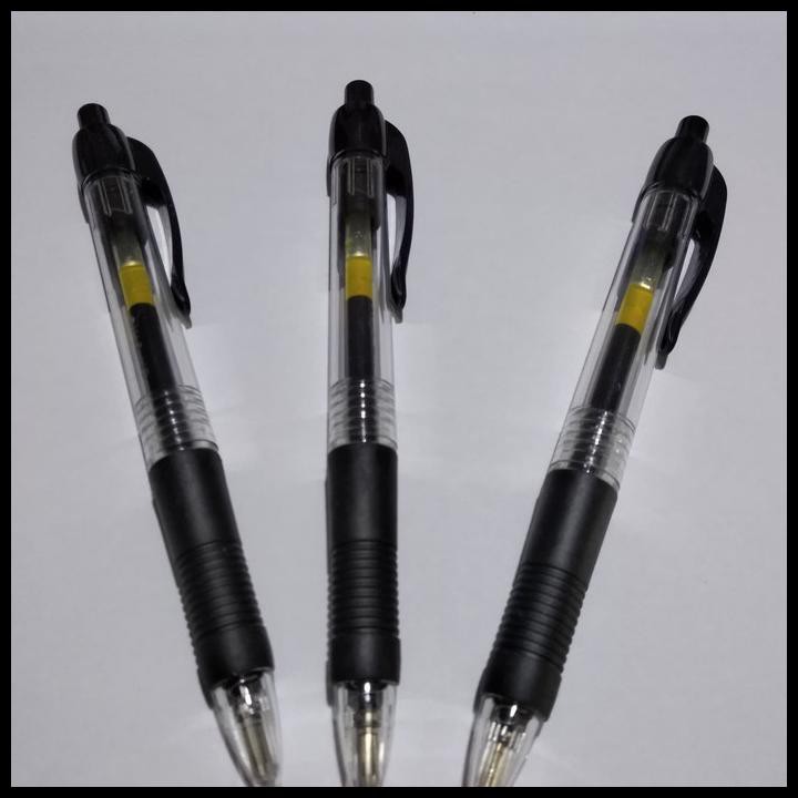 

1 BUAH PULPEN 0.5 MM BALL LINER SIGN GEL PEN RETRACTABLE BERKUALITAS - HITAM