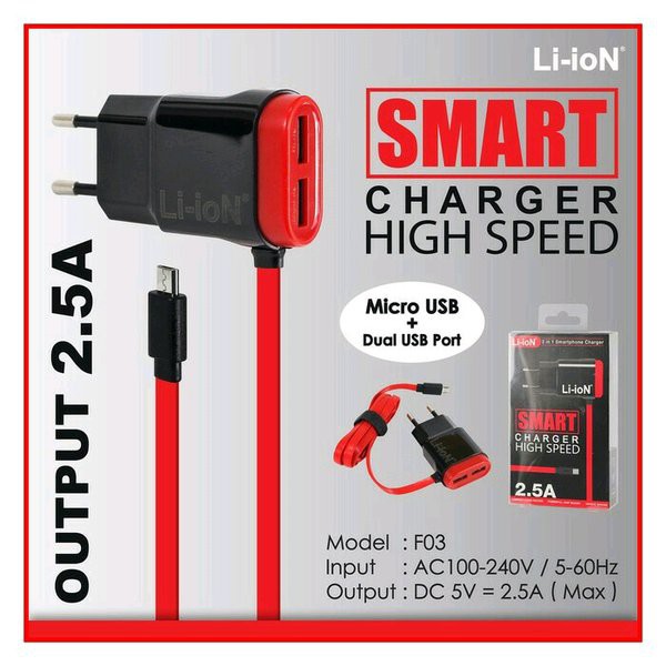 CHARGER LI-ON 2IN1 MICRO