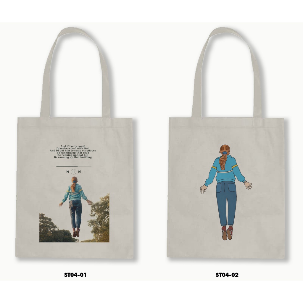 TOTE BAG BLACU - STRANGER THINGS 4 - 03