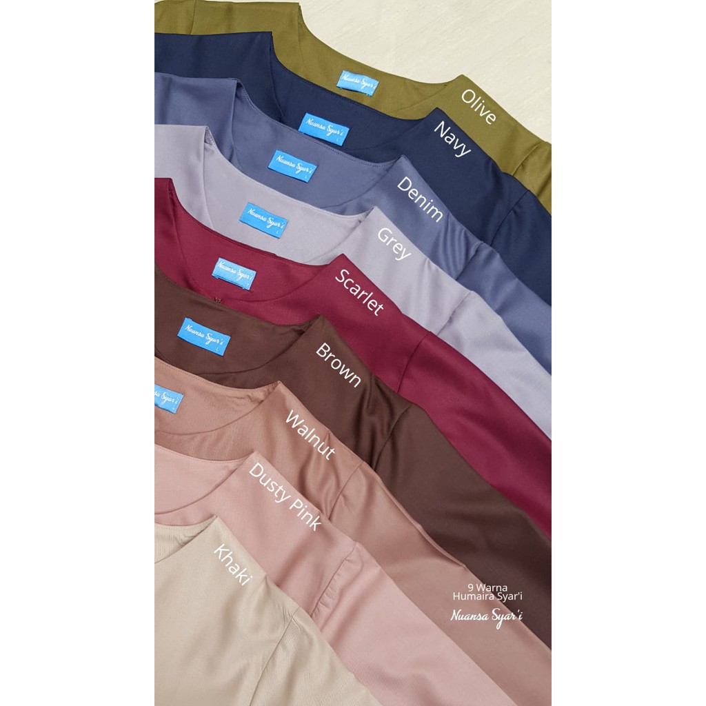 HUMAIRA SYAR'I BAHAN EXCLUSIVE / HUMAIRA SYARI BAHAN TOYOBO SILK ROAD ADEM