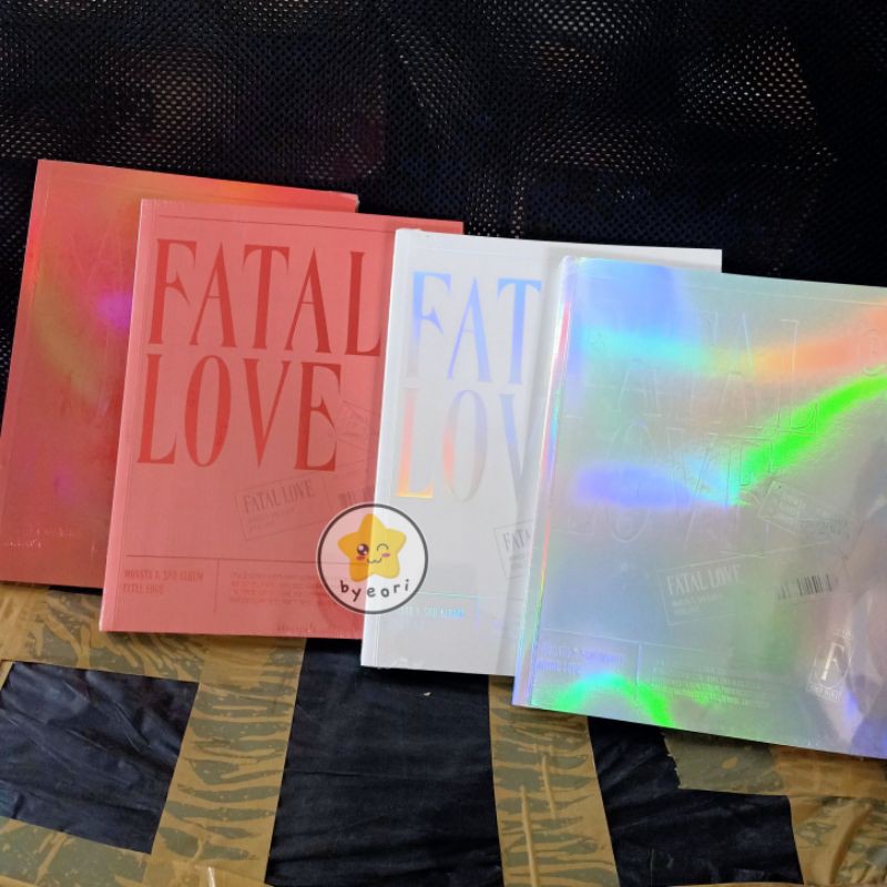 READY STOCK ALBUM MONSTA X FATAL LOVE sealed album + freebies