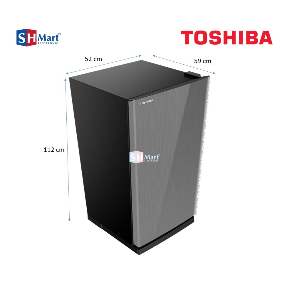 TOSHIBA KULKAS 1 PINTU GR-RD196CC-DMF 2 RAK GARANSI RESMI 5 THN (MEDAN)