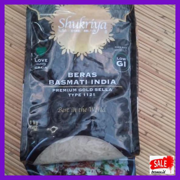 

Rasbeputih- Beras Brasmati India Merk Shukriya -Aslii.