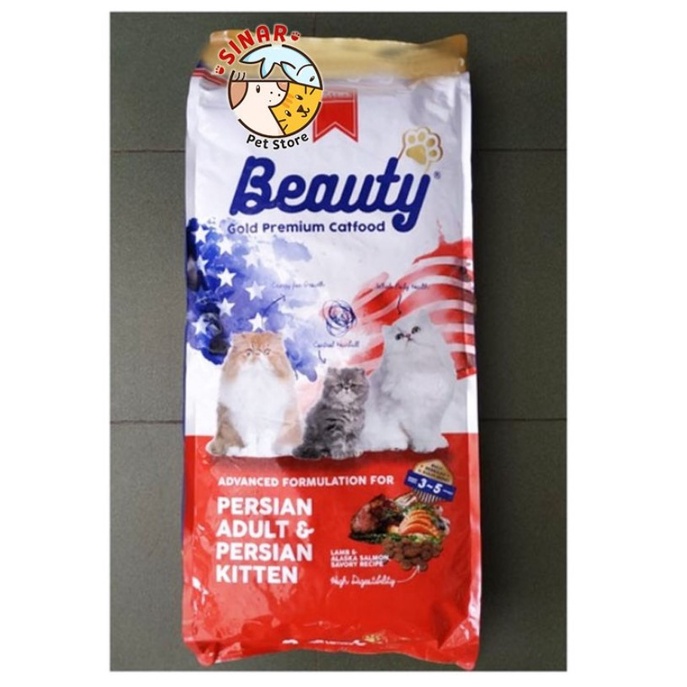 Beauty Gold 15KG Premium Cat Food Makanan Kucing Adult Kitten Persian