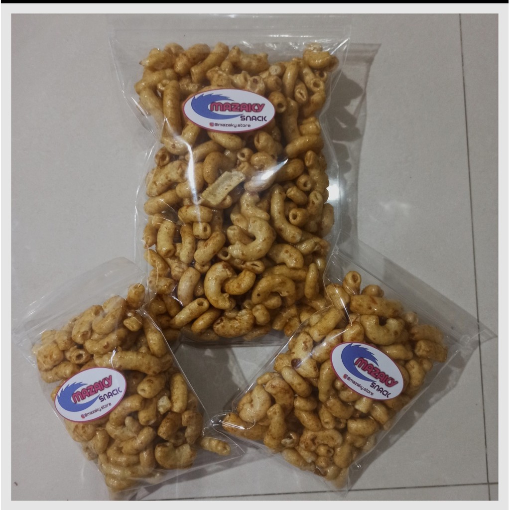 

200gr Snack Camilan Makaroni Bumbu Rujak Pedas Manis