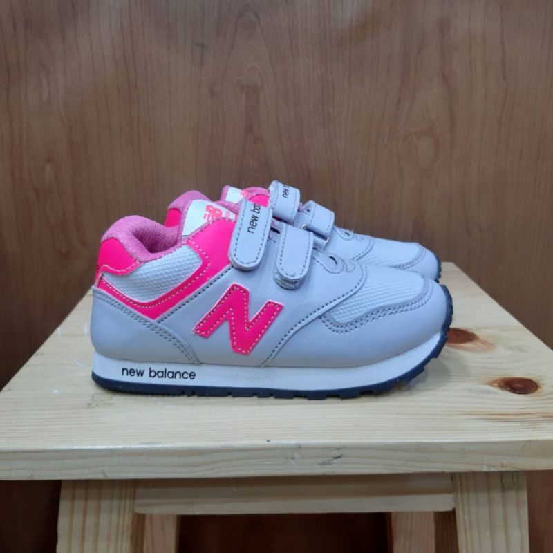 SEPATU ANAK PINK ABU PREMIUM HIGH QUALITY SNEAKERS ANAK PEREMPUAN