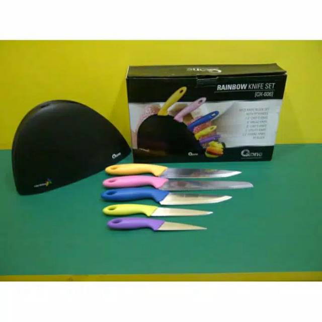 OXONE Pisau Set 5Set Knife Rainbow OX606