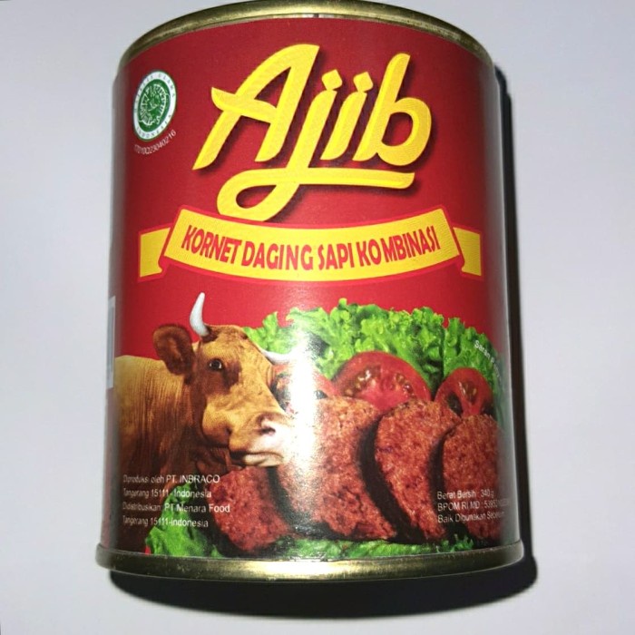 

asa457a Kornet Daging Sapi Ajib 340 Gr Xa20X1