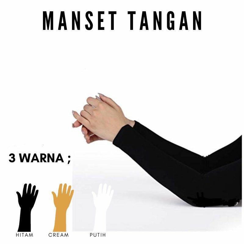 MANSET TANGAN / DEKER TANGAN BAHAN SPANDEX