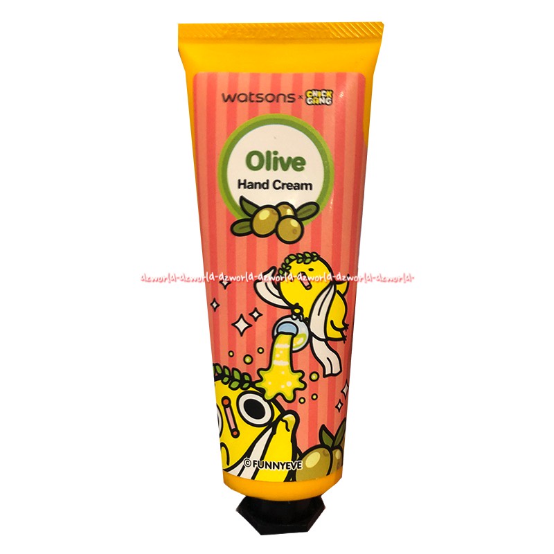 Watsons Chick Gang 60ml Olive Argan Hand Cream Krim Tangan Agar lembut Watson Handcream