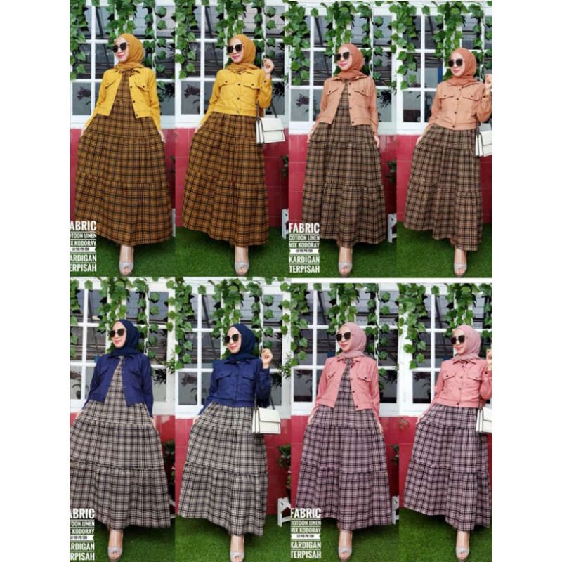 QF. GAMIS PLUST ROMPI - GAMIS - GAMIS WANITA - GAMIS TERBARU - GAMIS ROMPI - GAMIS KEKINIAN - GAMIS 