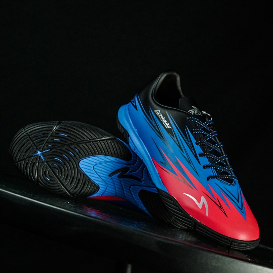 SEPATU FUTSAL SPECS LIGHTSPEED 3 IN - DIVA PINK / TULIP BLUE / BLACK