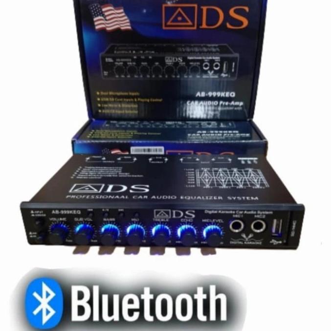 Pre Amp Parametrik ADS AB-999KEQ Bluetooth Equalizer AB 999KEQ