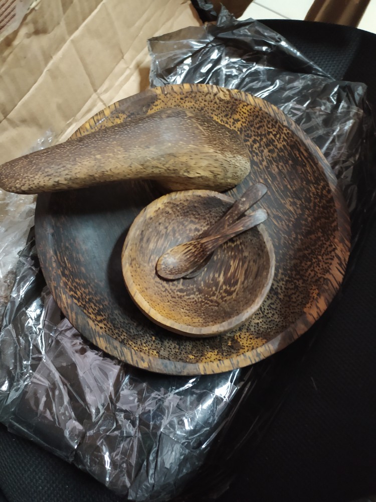 Sendok Unyil Kayu Aren 10cm