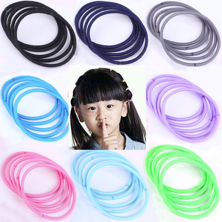 MURMURE.ID | 100PCS KARET IKAT RAMBUT PONYTAIL KOREA WARNA-WARNI 5CM TALI RAMBUT IMPORT HA043 HA028-7