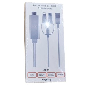 Kabel 3 In 1 IOS/Android to HDTV cable