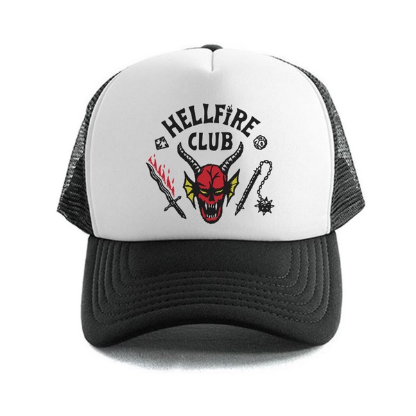 TOPI JARING / TRUCKER - STRANGER THINGS HELLFIRE CLUB