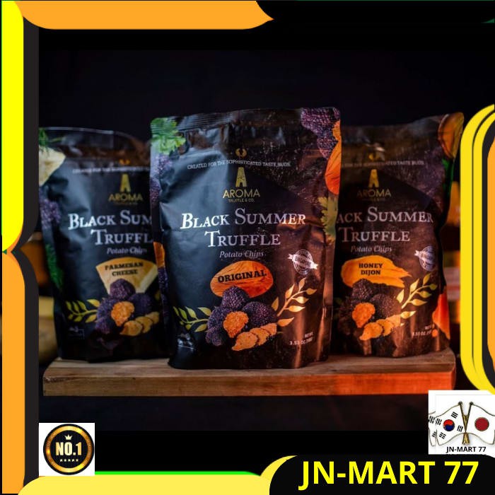 

SNACK IMPORT AROMA BLACK SUMMER TRUFFLE POTATO CHIPS 350 GR - 3 VARIAN