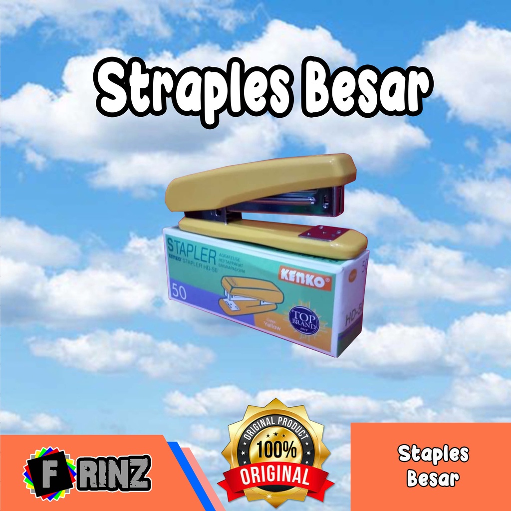 

ATK ~ Staples Besar / Big Stapler / Untuk Isian No. 3-1m atau 24 / 6