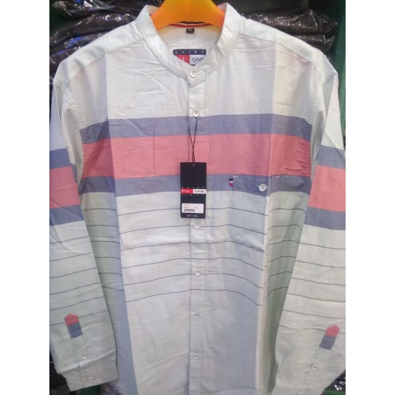 Kemko N-ONE Tangan Panjang Putih corak