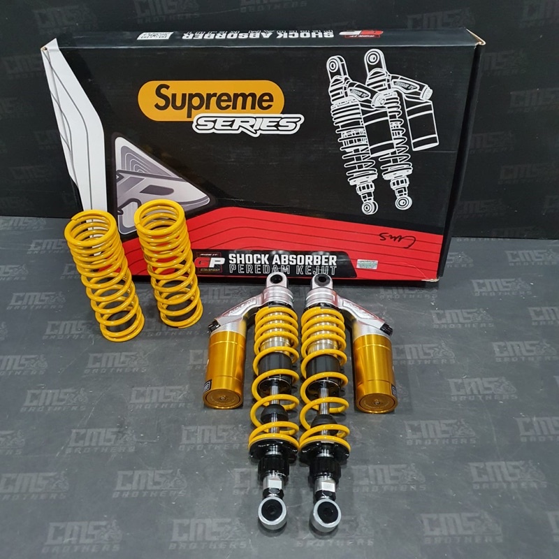 Shockbreaker Sok Tabung Ride It Supreme 340mm Honda Supra Rx King Kuning