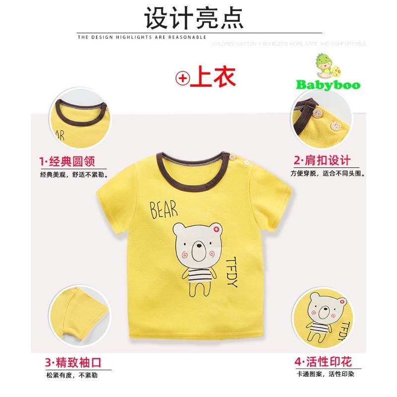 (3-32m) Setelan Baju Bayi/Setelan Baju Anak/Baju Kaos Set Celana Anak/Setelan Baju Bayi Import