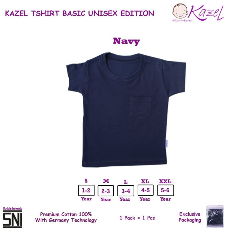 Kazel Tshirt Basic Pocket - Unisex Edition