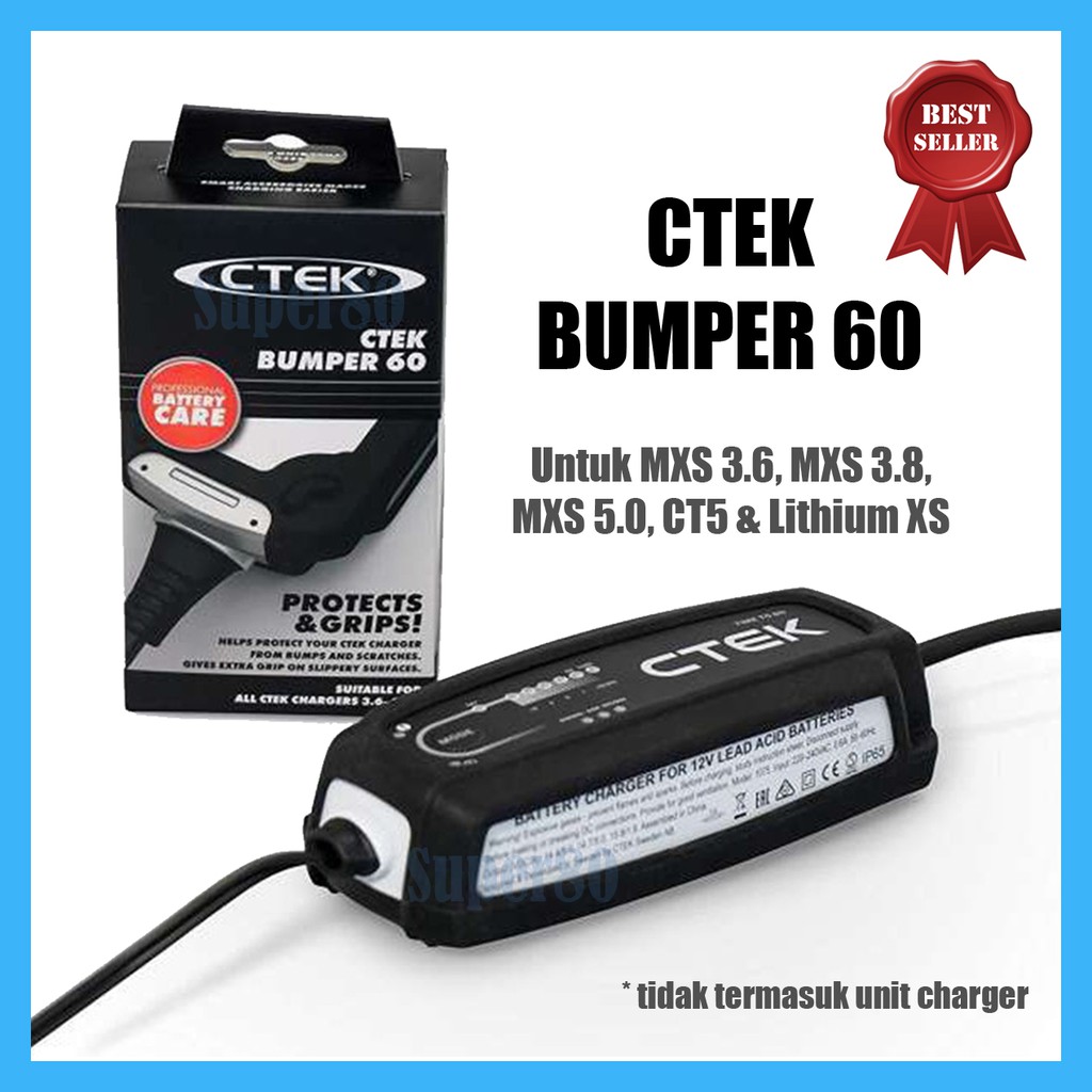 CTEK Bumper 60 Black Rubber For MXS 3.6 / 3.8 / 5.0 / CT5 / Lithium XS