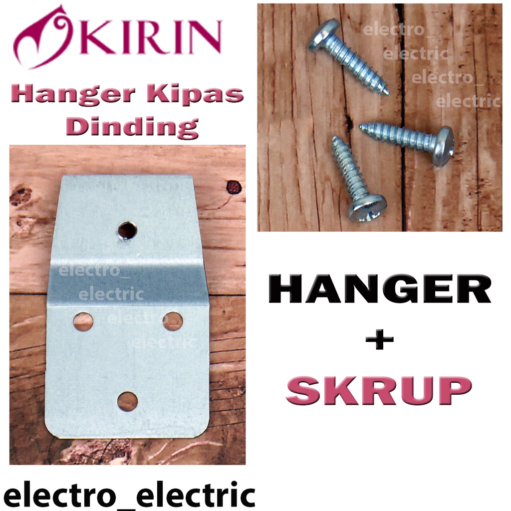 Besi Holder Hanger Pengait Gantungan Wall Fan Kipas Dinding Kirin