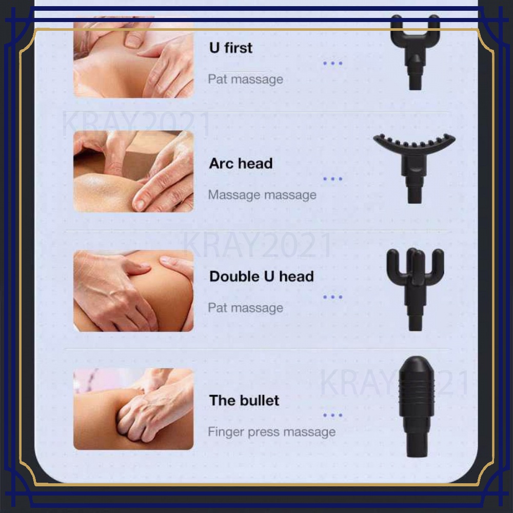 Alat Pijat Elektrik Pundak Punggung Tangan Fascial Gun - HL359