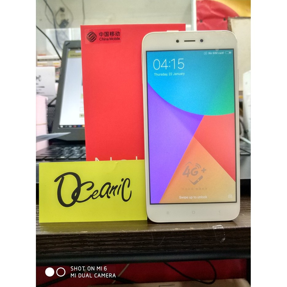 TERLARIS [NEW] Xiaomi Redmi Note 5A Gold RAM 2GB Internal 16GB Grs Dist 1 Thn! HANDPHONE MURAH