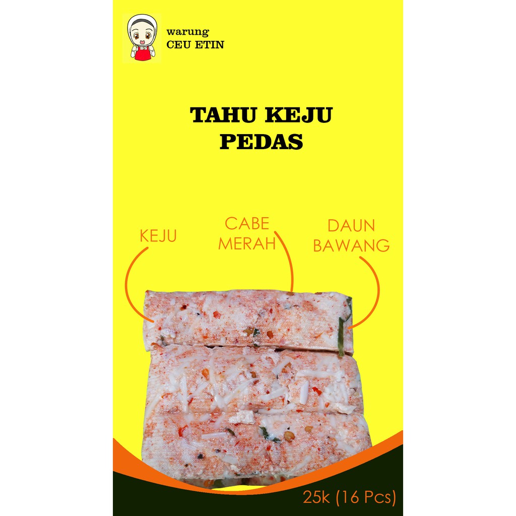 

Tahu Pedas Keju