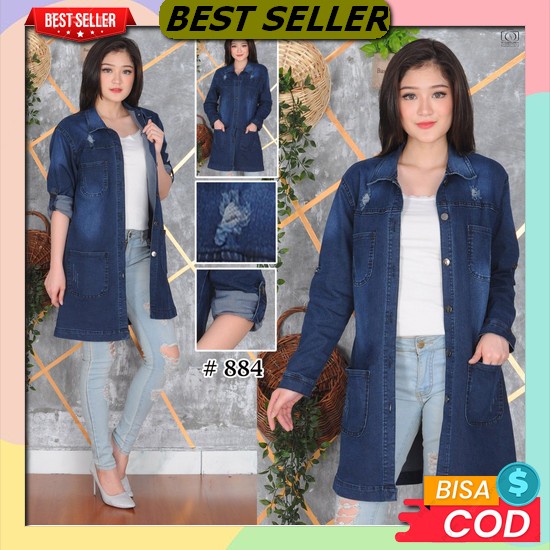 Jaket Jeans Import Oversize Terbaru Dewasa Ripped Oversize Crop Tebal Jaket Jins Jumbo Jaket Levis S