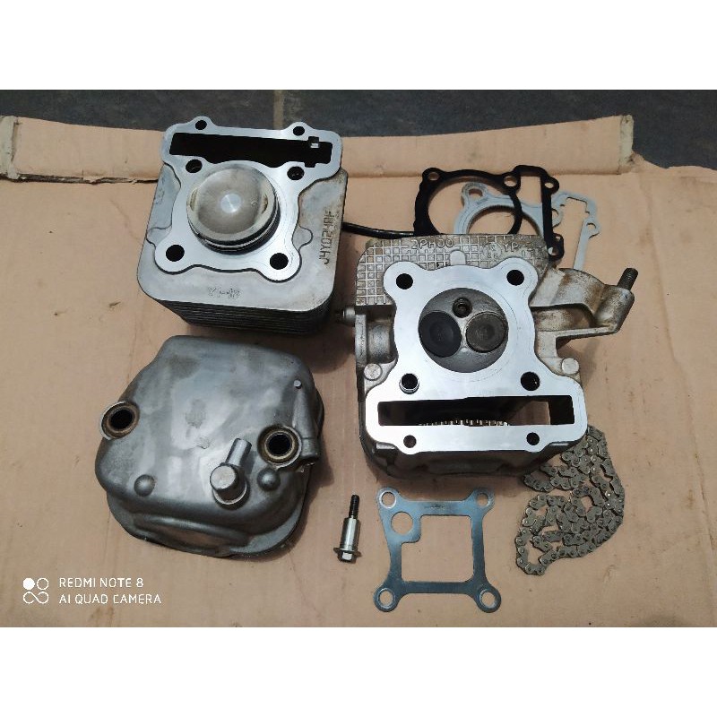 Blok seher Cylinder Kop Head set piston kit Mio M3 /Fino Fi 125