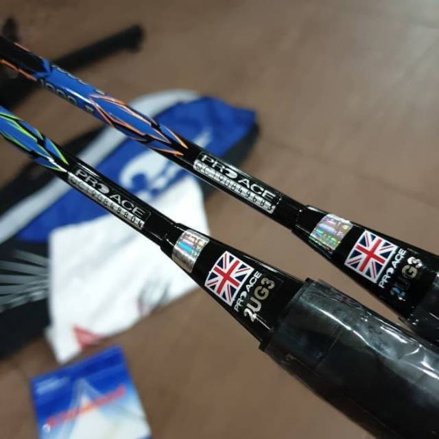 RAKET BADMINTON PRO ACE SWEET SPOT 1000 / SS1000- II PAKET ORIGINAL
