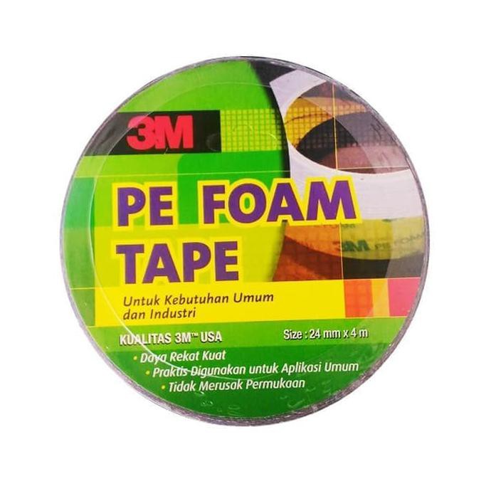

Dapatkan Double Tape 3M 1600 T Pe Foam Tebal 1.0 Mm Size 24 Mm X 4 Meter Original