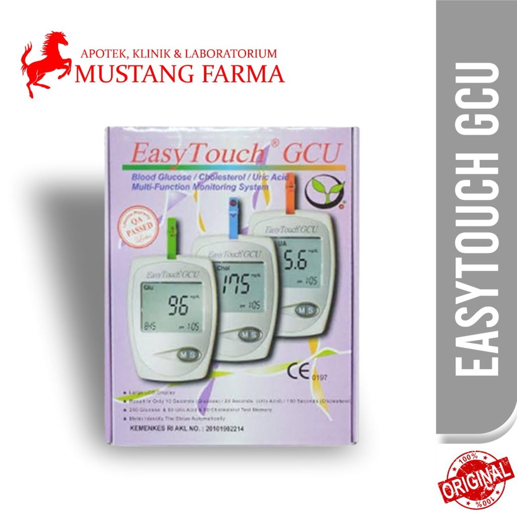 Alat Tes Easy Touch gula darah kolesterol asam urat