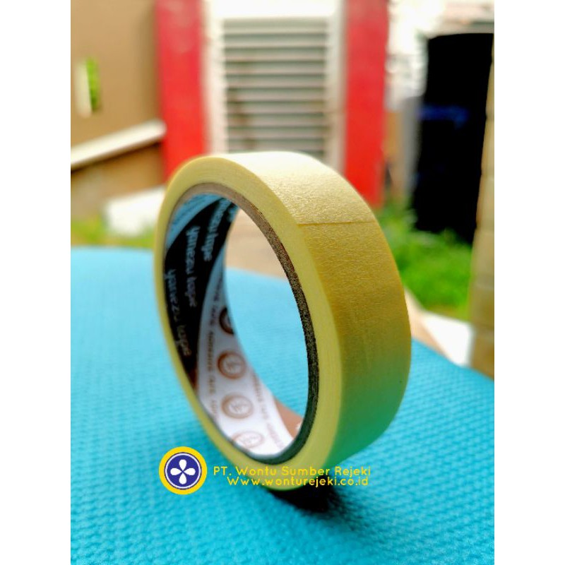 Masking tape  / lakban isolasi kertas  lebar sesuai variasi, panjang 15 meter