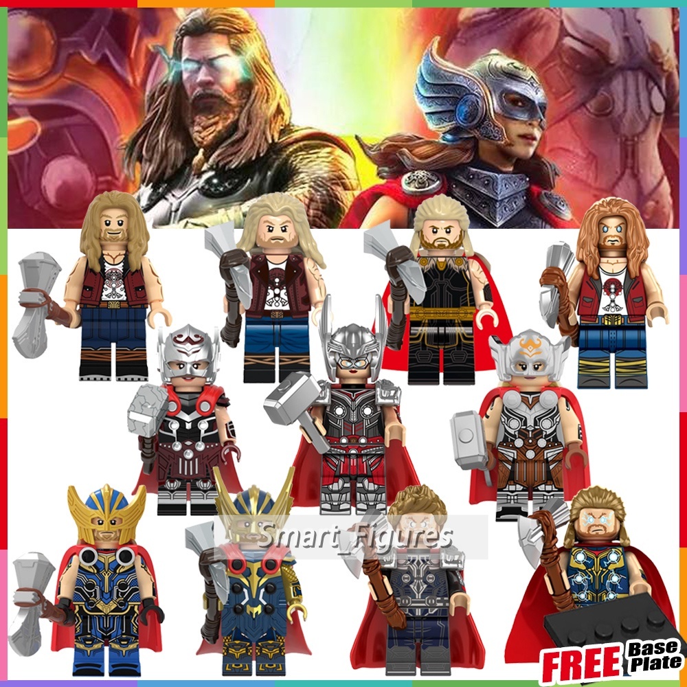 Mainan Action Figure Mini Model Palu Thor Marvel Untuk Hadiah Anak